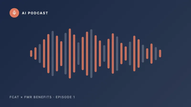 FCAT AI-generated benefits podcast